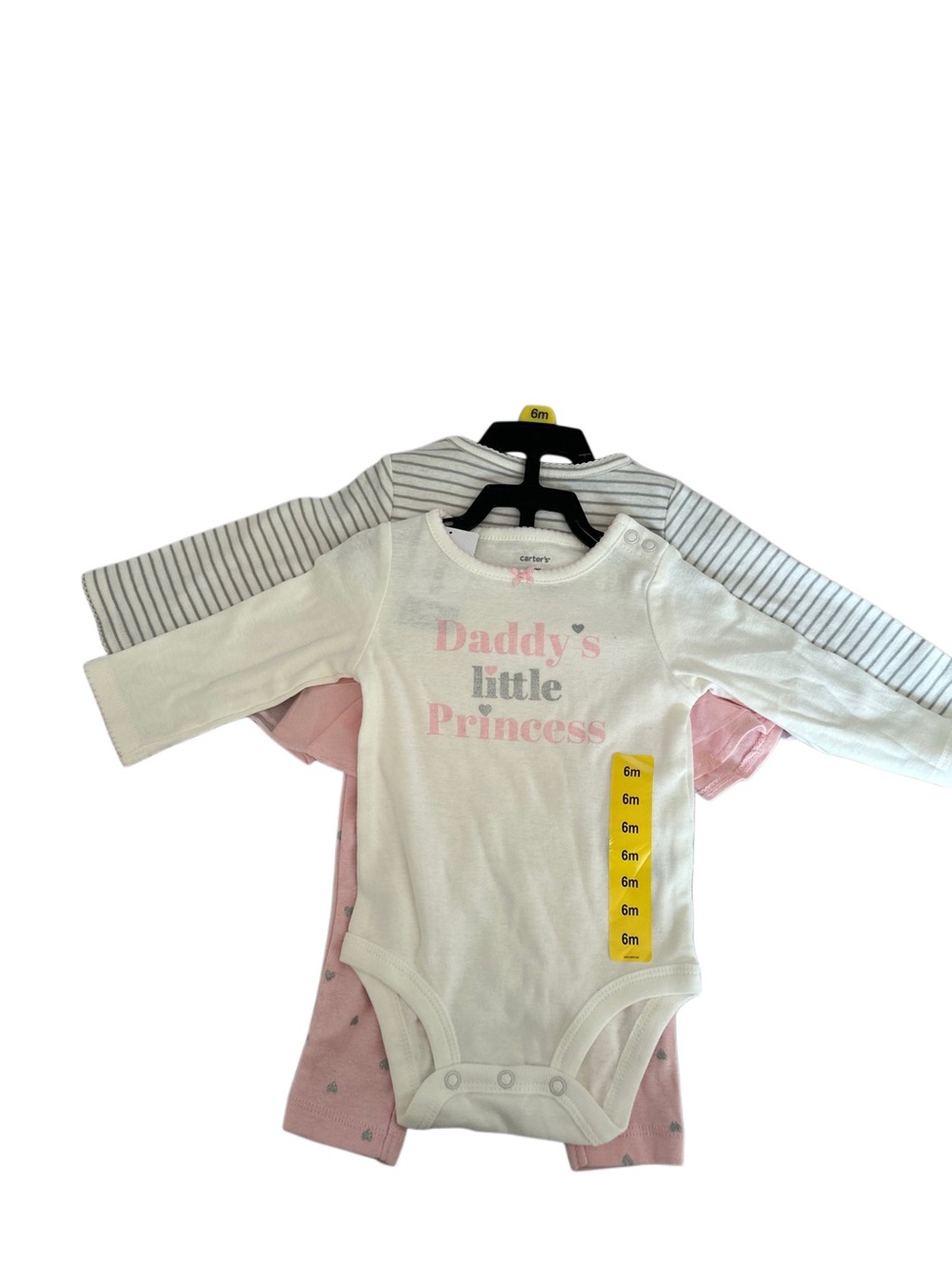 NWT Carter’s Baby Girl 3-Piece Outfit Set - "Daddy’s Little Princess" (Size 6M)